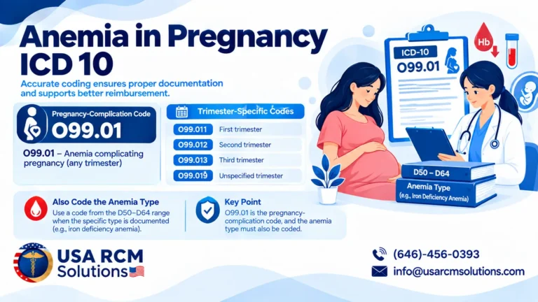 Anemia in Pregnancy ICD 10