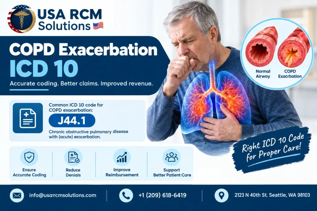 COPD Exacerbation ICD 10