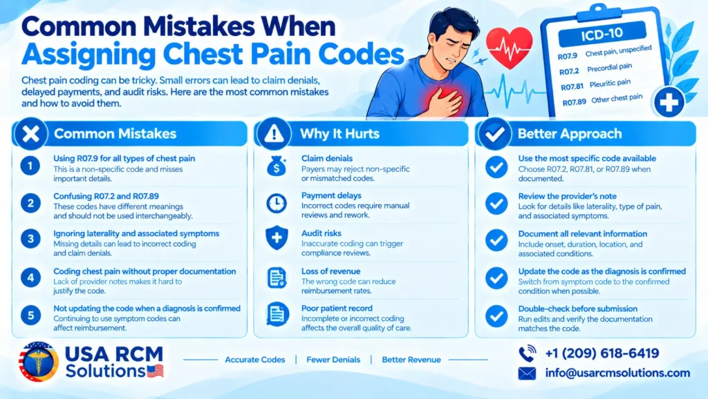 Common Mistakes When Assigning Chest Pain Codes
