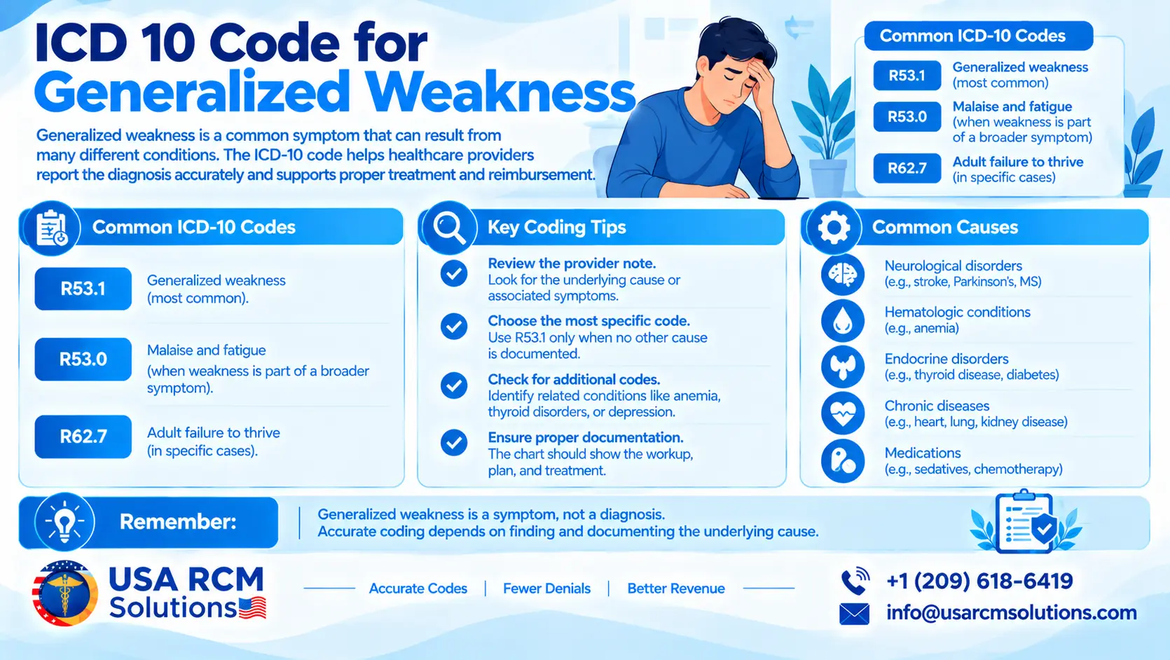 You are currently viewing Generalized Weakness ICD 10: A Complete Coding Guide for Medical Practices