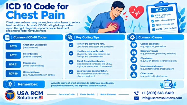 ICD 10 Code for Chest Pain