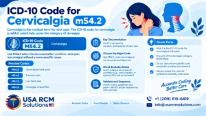 Read more about the article M54.2 Explained: Cervicalgia ICD 10 Code Guide for Medical Practices