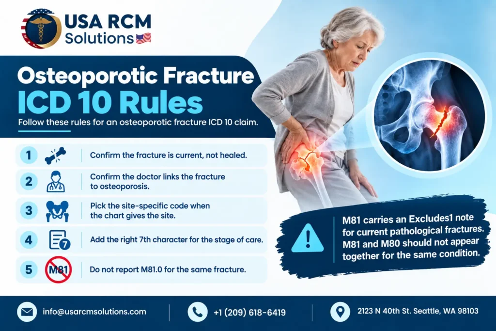 Osteoporotic Fracture ICD 10 Rules