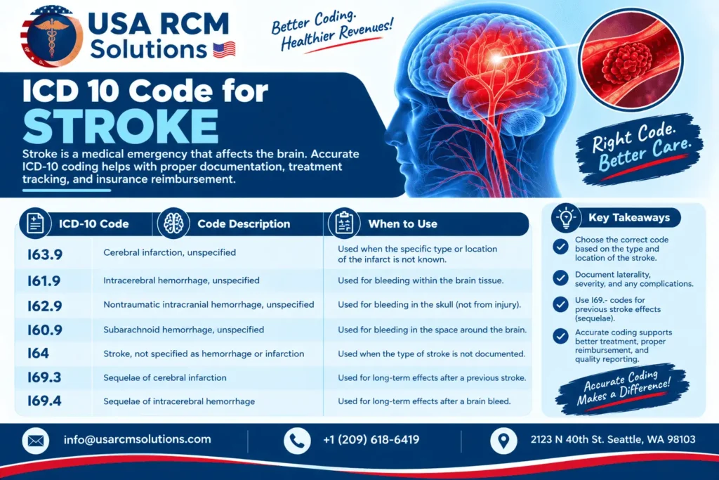 ICD 10 Code for Stroke